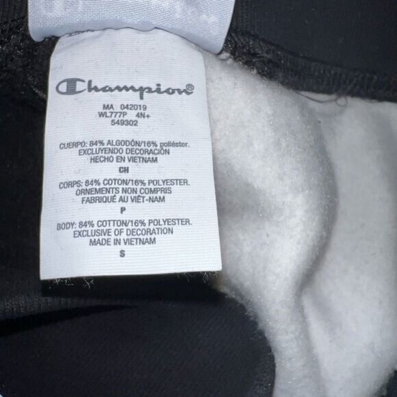 NWOT Champion Fleece Lined Winter Tights sweatpants Polka Dot Check Women s Sz S - Picture 7 of 8